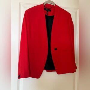Red Blazer with Black Lining